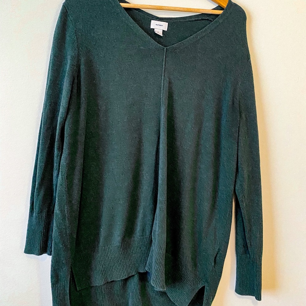 Dark Green Sweater Old Navy